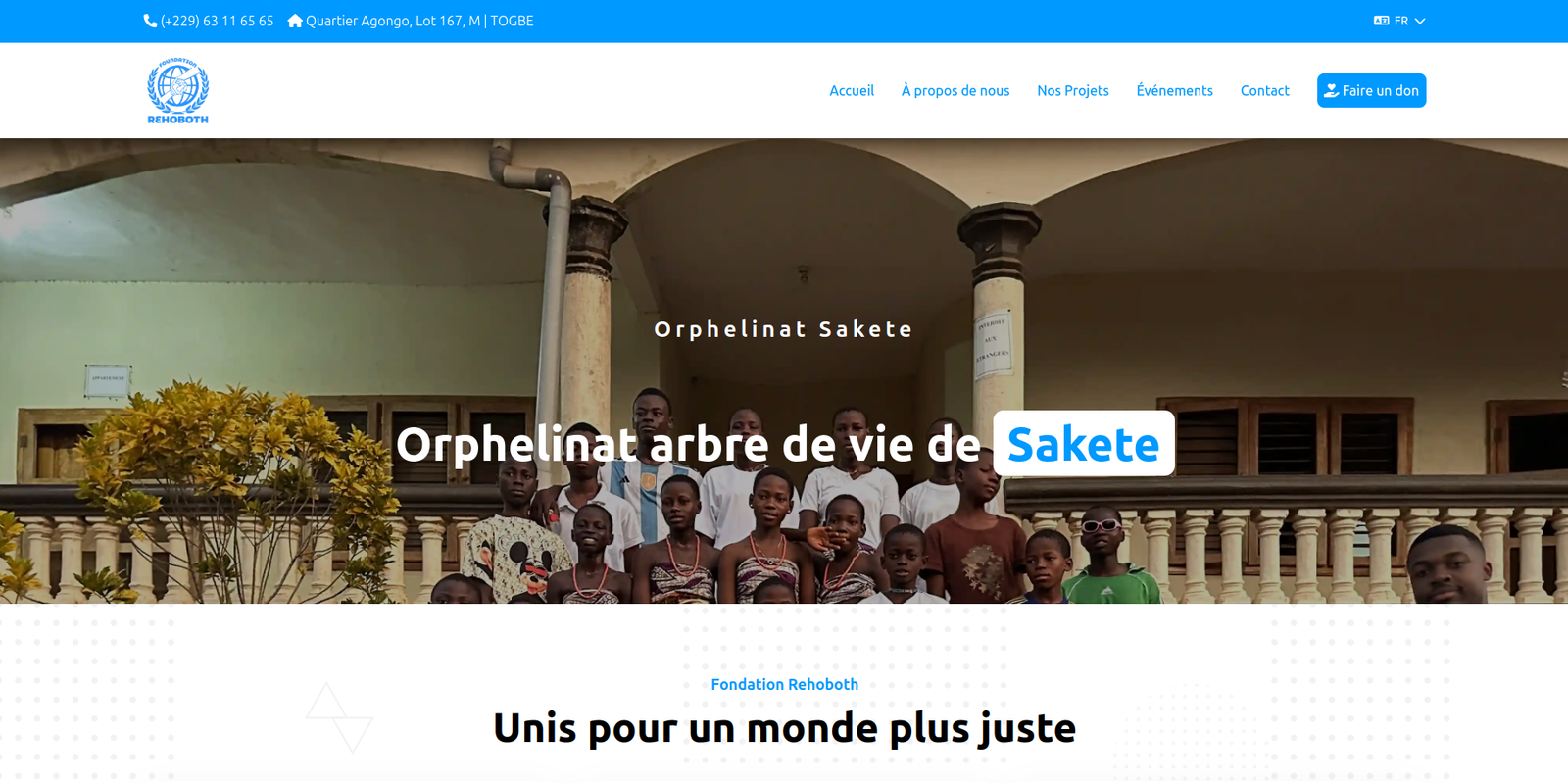 Fondation Rehoboth Impact